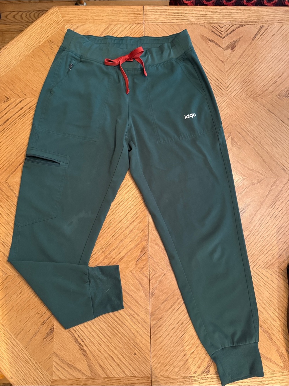 Women’s Hunter Green Jogger Scrub Pants